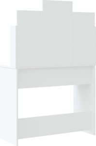 vidaXL vidaXL Toaletka z oświetleniem LED, biała, 96x40x142 cm 7