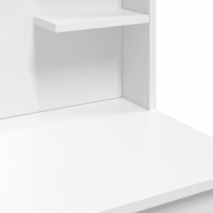 vidaXL vidaXL Toaletka z oświetleniem LED, biała, 96x40x142 cm 8