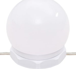 vidaXL vidaXL Toaletka z oświetleniem LED, biała, 96x40x142 cm 9