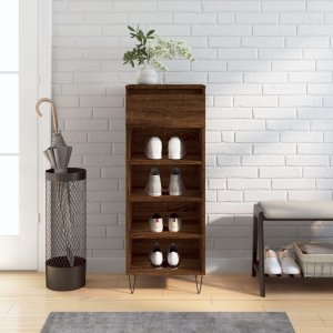vidaXL vidaXL Szafka na buty, brązowy dąb, 40x36x105 cm 1