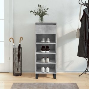 vidaXL vidaXL Szafka na buty, szarość betonu, 40x36x105 cm 1