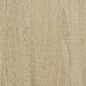 vidaXL vidaXL Rama łóżka, dąb sonoma, 90x200 cm, materiał drewnopochodny 8