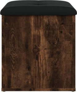 vidaXL vidaXL Ławka ze schowkiem, przydymiony dąb, 42x42x45 cm 5