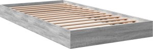 vidaXL vidaXL Rama łóżka, szary dąb sonoma, 100x200cm materiał drewnopochodny 6