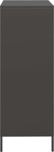 vidaXL vidaXL Szafka, czarna, 39x35x103,5 cm, stal 6