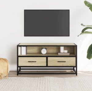 vidaXL Szafka pod telewizor, dąb sonoma, 80x34,5x40 cm 3