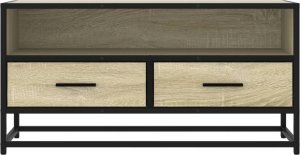 vidaXL Szafka pod telewizor, dąb sonoma, 80x34,5x40 cm 4