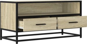 vidaXL Szafka pod telewizor, dąb sonoma, 80x34,5x40 cm 7