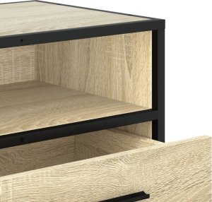 vidaXL Szafka pod telewizor, dąb sonoma, 80x34,5x40 cm 8