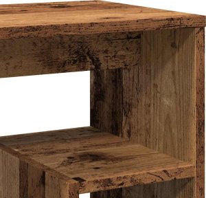 vidaXL vidaXL Szafki nocne, 2 szt., stare drewno, 40x30x40 cm 8