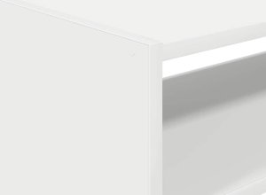 vidaXL vidaXL Stojak na buty, sztaplowany, biały, 60x30x30,5 cm 7