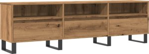 vidaXL vidaXL Szafka pod TV, dąb artisan, 150x30x44,5 cm 2