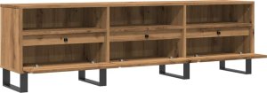 vidaXL vidaXL Szafka pod TV, dąb artisan, 150x30x44,5 cm 5