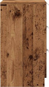 vidaXL vidaXL Szafki nocne, 2 szt., stare drewno, 40x36x65 cm 6