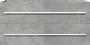 vidaXL vidaXL Szafka pod umywalkę, szarość betonu, 100 x 38,5 x 48 cm, płyta 4