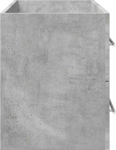 vidaXL vidaXL Szafka pod umywalkę, szarość betonu, 100 x 38,5 x 48 cm, płyta 6