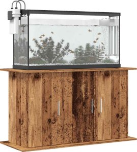 vidaXL vidaXL Szafka pod akwarium, stare drewno, 101x41x58 cm 1