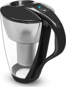 Dzbanek filtrujący Dafi Dafi CRYSTAL LED 2L Czarny szklany dzbanek filtrujący z 1 wkładem 2