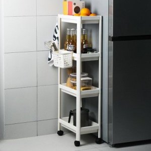 Gold Start Regał na kółkach, Ilość pięter: 4, Koszyczek: Tak 2