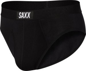 SAXX Slipy męskie wygodne SAXX ULTRA Boxer Brief Fly - czarne S 1