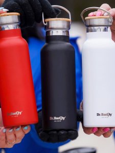 Dr.Bacty Butelka termiczna stalowa Iris 500 ml - czarna 2