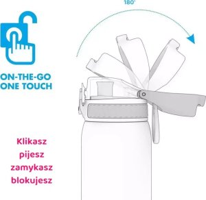 ion8 ION8 Fioletowa butelka na wodę w jednorożce 500 ml 6