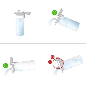 ion8 ION8 Fioletowa butelka na wodę w jednorożce 500 ml 9