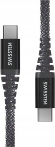 Kabel USB Swissten USB-C - USB-C 1.5 m Czarny (71542010) 5