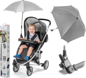 Reer Parasolka przeciwsłoneczna REER wózka UV50+ szara 1