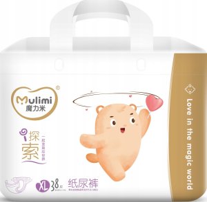 MULIMI Pieluchy MULIMI diapers XL, 12-17kg, 38 pcs 1