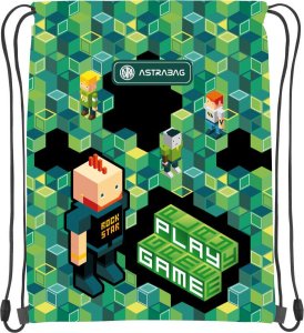 Astra Worek plecak na buty obuwie kapcie Game 33x44cm ASTRABAG 1