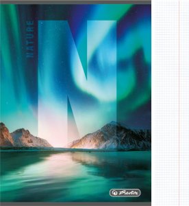 Herlitz Zeszyt A4 80 kartek w kratkę z marginesem 70g/m2 Nature HERLITZ 1