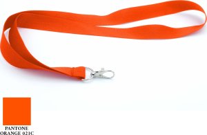 Stamal Identyfikator poziomy holder przezroczysty kieszonka 100x65mm + smycz 90cm 2