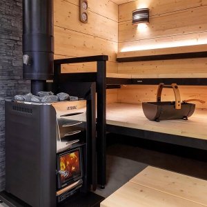 HARVIA Piec wolnostojący M3 Czarny 3