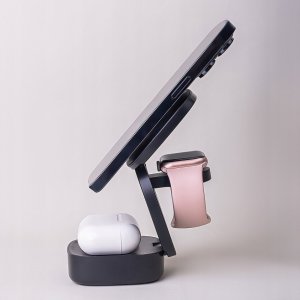 MaxLife  Maxlife wireless charger MXWC-06 15W 3in1, black 4