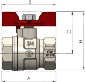 Arco VALVE SENA VA30 1 IN FF BUTTERFLY 2