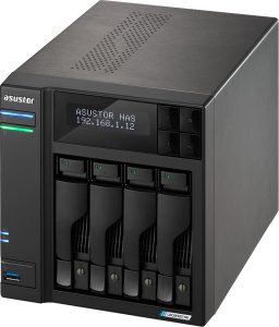 Serwer plików Asustor Asustor LOCKERSTOR 4 Gen2 (AS6704T) NAS Komputer stacjonarny Przewodowa sieć LAN Czarny N5105 4