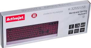 Klawiatura Activejet Activejet K-3255 Klawiatura przewodowa USB czarna 8