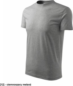 RIMECK Recall R07 - ADLER - Koszulka unisex, 200 g/m2 - ciemnoszary melanż M 2