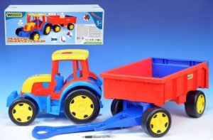 Wader Traktor z przyczepą 120 cm Gigant pudełko 6