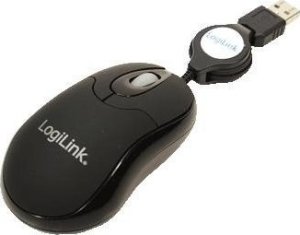 Mysz LogiLink Mini myszka USB z rozwijanym kablem 1