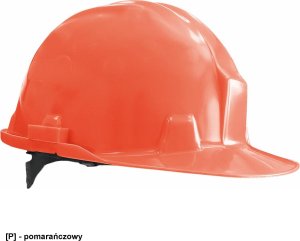 Reis KASPE - Hełm wykonany z tworzywa HDPE - pomarańczowy 2