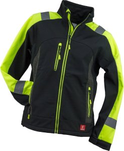 URGENT KURTKA SOFTSHELLOWA GL-8364 - od wewnątrz podszewka z polaru - żółty XL 1