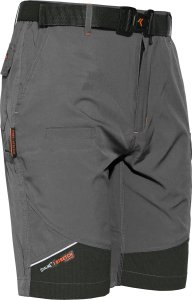 INDUSTRIAL STARTER BERMUDY EXTREME LIGHT 8836B - spodenki robocze, bermudy, lekki softshell, wstawki odporne na przetarcia, 6 kieszeni - niebieski S 1