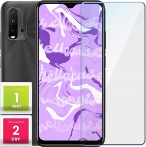 Hello Case Szkło Hartowane do Xiaomi Redmi 9t (szybka 9H, płaskie 2.5D, ochronne) 1