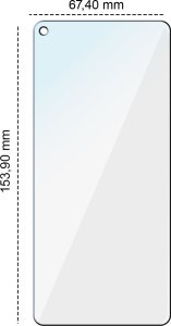 Hello Case Szkło Hartowane do Oppo Reno 8T 4G / 8 / 8z (9H, płaskie 2.5D, ochronne) 3
