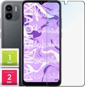 Hello Case Szkło Hartowane do Xiaomi Redmi A1 (szybka 9H, płaskie 2.5D, ochronne) 1