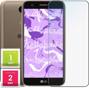 Hello Case Szkło Hartowane do Lg K10 2018 (szybka 9H, płaskie 2.5D, ochronne, szybka) 1