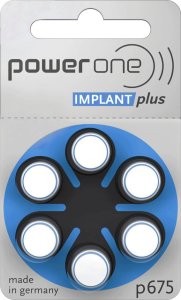 Varta BATERIA DO AP. SŁUCH. IMPLANT PLUS POWER ONE VARTA 675 6szt./bl 1