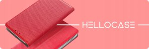 Hello Case ETUI Z KLAPKĄ DO Honor 200 Pro CZERWONE ZAMYKANE MAGNETYCZNE 8